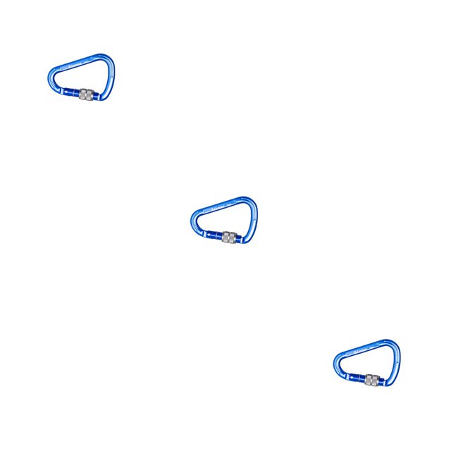 yingyy Mousqueton Résistant à l'Usure Technologie Avancée Opération Simple Large Application Caribeener Clips Bonne Stabilité Dimensionnelle Bleu 3Set