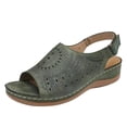 thumbnail image 1 of DPTALR Women's Flat Sole Beach Sandals Summer Non-Slip Causal Slippers, 1 of 3