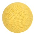 thumbnail image 2 of Cat Sisal Ball, Fun Scratch Resistant Sisal Cat Scratching Ball Teeth Claws Grinding Rattling Stones Inside  For Cats For Playing White,Green,Yellow, 2 of 8