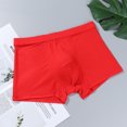 thumbnail image 3 of Jamicy Men's Boxer Briefs Gift for Men Men's Underwear Boxer Briefs 2 Pack Basic Solid Color Soft Comfortable Breathable High Elasticity, 3 of 4