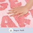 thumbnail image 4 of Yonchic Get Naked Bathroom Rugs, Soft Thick Microfiber, Funny Cute Pink Bath Accessories Mat, 20"x32" Water Absorbent Non Slip Washable Mat for Shower, 4 of 7