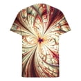 thumbnail image 4 of RKSTN Chemises pour Hommes Manches Courtes Décontractées Mode Col Rond Chandail à Enfiler T-Shirt Imprimé Hauts à Manches Courtes Chemises Hawaïennes pour Hommes, 4 of 4