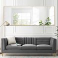 thumbnail image 3 of NeuType Full Length Floor Mirror Rectangular Gold 55"x16", 3 of 7