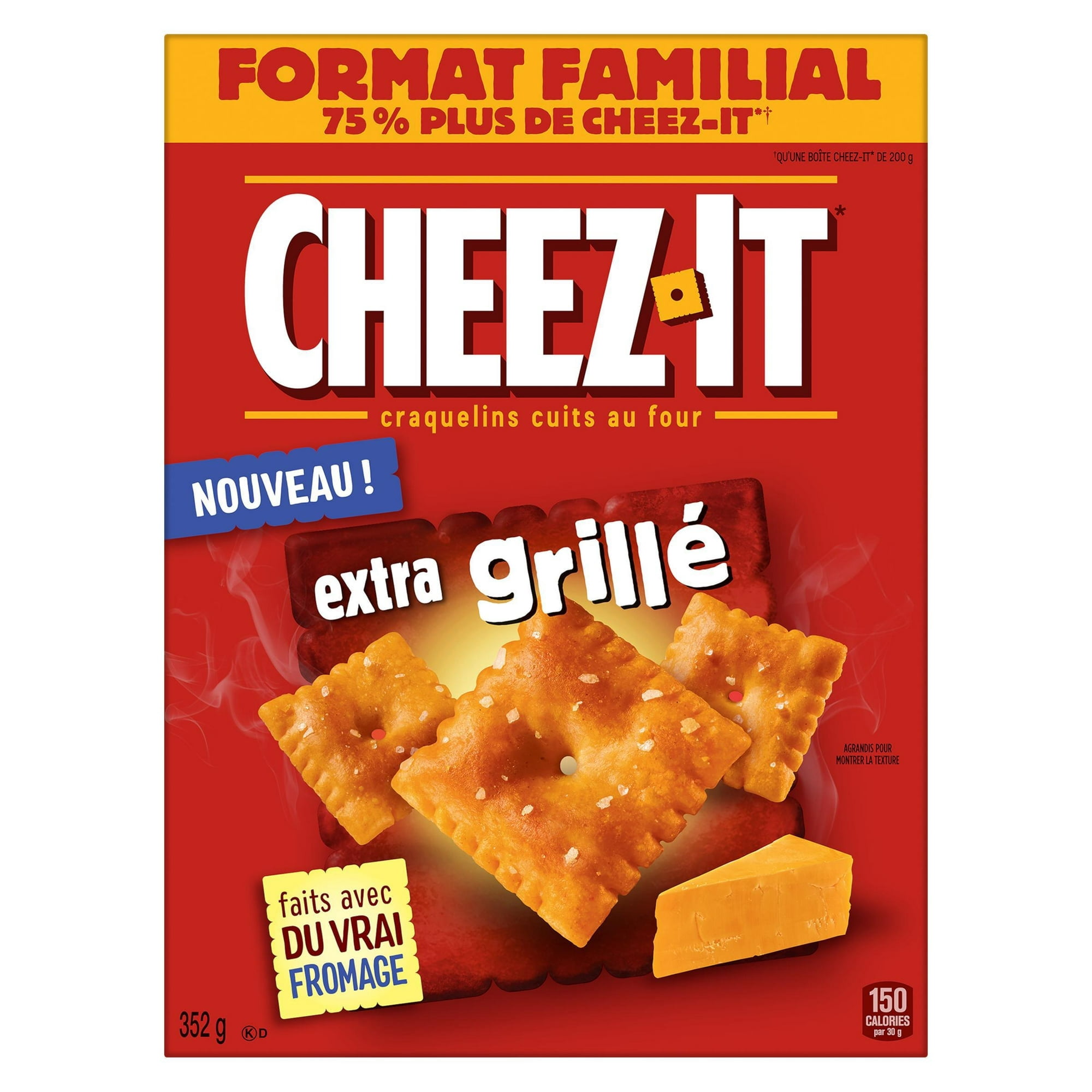 Cheez-It* Baked Snack Crackers Extra Toasty 352 g