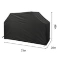 thumbnail image 4 of Expert Grill 75" Deluxe Heavy-Duty Cover, Durable Black Ripstop Fabric., 4 of 9