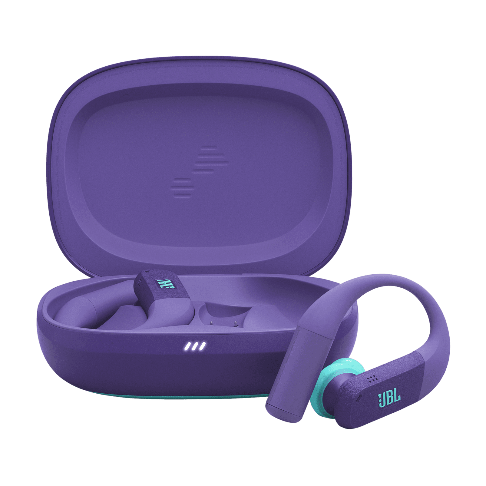 JBL Endurance Peak 4 True Wireless Noise Cancelling Sport Earbuds Purple