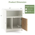 thumbnail image 4 of Giantex Ensemble de 2 Tables de Nuit, Table d'Appoint de Sofa, Gestion, Armoire de Rangement de Chevet Moderne, Table de Bout pour la Maison, 4 of 8