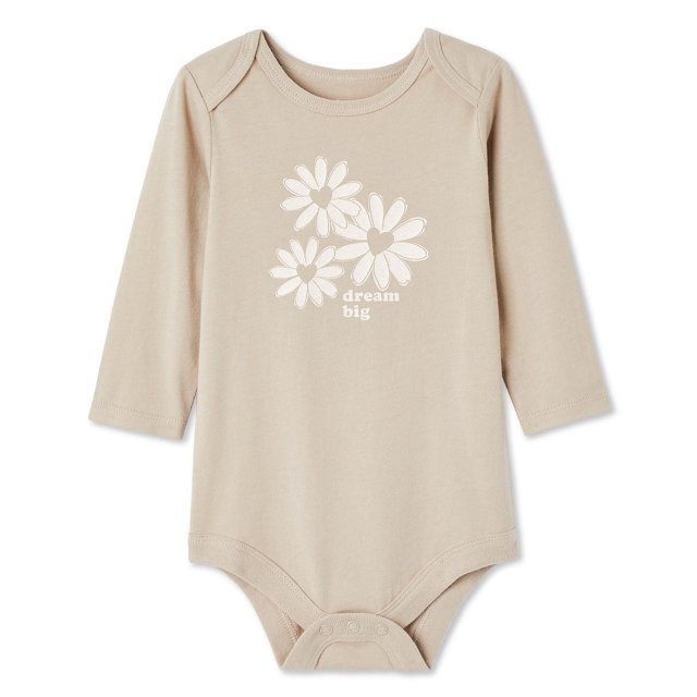 Cache-couche à manches longues George pour bébés filles