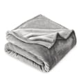 thumbnail image 1 of Bare Home Microplush Couverture en Molleton - 300 G/m2 - Microfibre Duveteuse - Douce et Moelleuse - Lit Simple/simple TG, Gris Pâle, 1 of 5