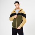 thumbnail image 2 of AMERTEER Hommes Sweat-Shirt Zip avant Couleur Bloquant Capuche, 2 of 9
