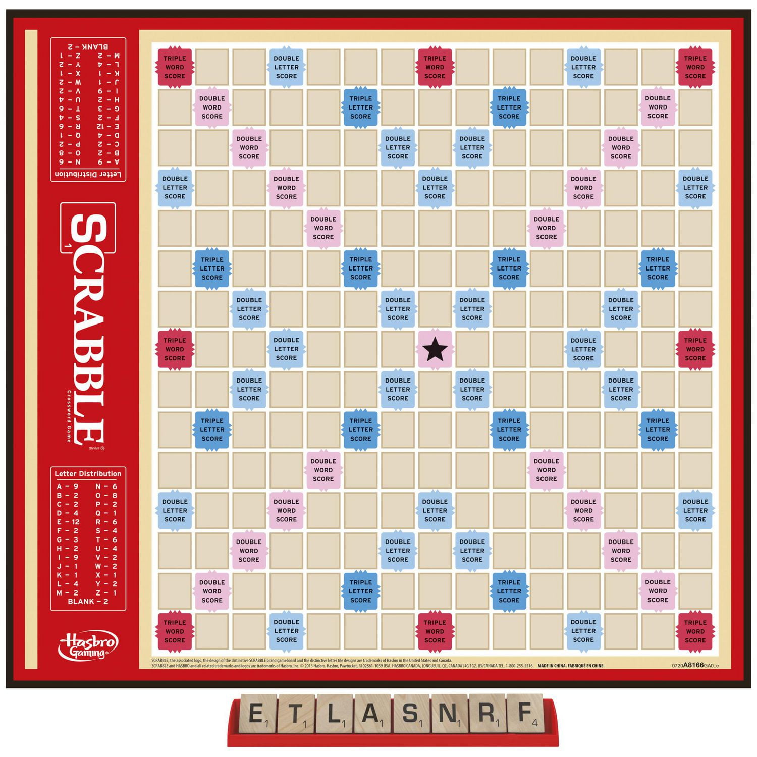Jeu de Scrabble de Hasbro Gaming Version anglaise
