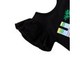 thumbnail image 3 of Honganda Girl?s 3Pcs Clothes Set, Short Sleeve Tops with Skirt and Headband, 3 of 7