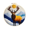 thumbnail image 1 of Pcksrro Home Decorations Items and Hanging Ornaments Deal!Starters Wool Felts Painting With Embroidery Frame Needle Felts Material Pack Diy Needle Felts Suitable For Beginners To Crafts, 1 of 5