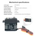 thumbnail image 3 of Kits de Servo Numériques 25kg avec Bras Servo Réglable 25T pour Voiture RC Crawler Robot, 3 of 9