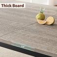 thumbnail image 4 of GloryStar Industrial Dining Table for 6-8 People, Rectangular Wood Kitchen Table with Metal Frame, for Living Room or Dining Room, Large Family Size (Table Only), 4 of 8