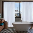 thumbnail image 4 of TIELUTT Enhance Privacy Yet Light: Stunning Solid Color Semi Sheer Window Heat Out Curtains Colorful Shower Curtains for Bathroom Curtains with Design Tall Curtains Long Shower Curtain Liner 84 Lengt, 4 of 5