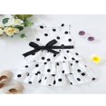 thumbnail image 2 of Tenue d'Été pour Tout-Petite Fille, Robe Sans Manches à Pois, Taille Haute, Tutu, Fête, Princesse, Blanche, 2-3 Ans, 2 of 7