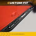 thumbnail image 2 of AMERICAN MODIFIED Side Step Bars for 2018 to 2023 Jeep Wrangler JL, Black, 2 of 7