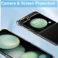thumbnail image 3 of [PST] Samsung Galaxy Z Flip 7 Soft Case, Ultra Thin Soft TPU Shockproof Bumper Case Back Cover, 3 of 4