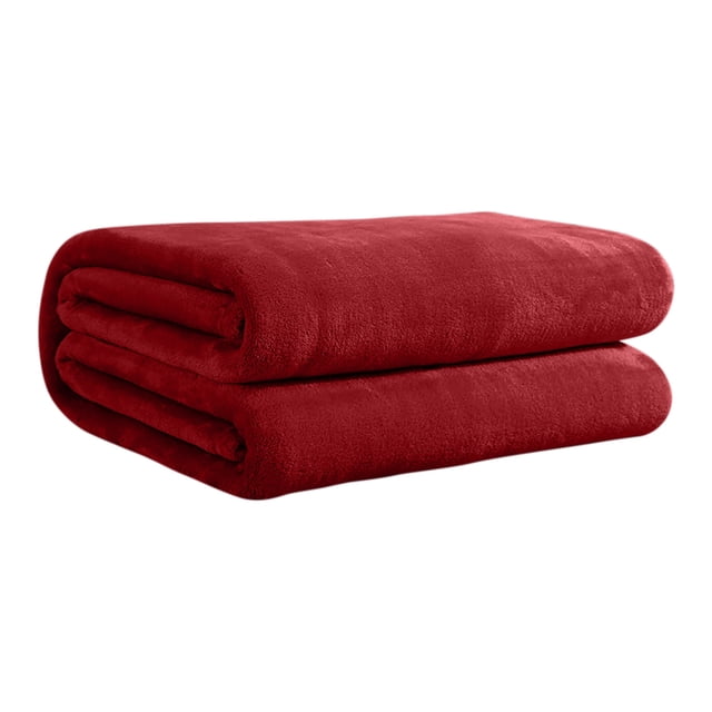 Kyusrd Summer All Home Savings!Solid Color Flannel Blanket Summer Conditioning Blanket office Nap Blanket layer Double sided Flannel Blanket All Season Thin Blanket