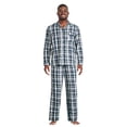 thumbnail image 1 of George Men's Notch Collar Pajama 2-Piece Set, 1 of 6