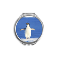 thumbnail image 1 of Cute White Penguin Science Nature Picture Hand Compact Mirror Round Portable Pocket Glass, 1 of 3