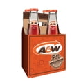 thumbnail image 2 of A&W Root Beer 341mL Glass Bottle, 4 Pack, 2 of 8