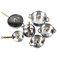 thumbnail image 1 of Kitchen Pots, Stainless Steel 12 Pieces Kitchen Cookware Pots Easy To Clean  for Cooking, 1 of 7