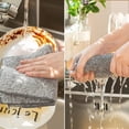 thumbnail image 3 of 5PCS Thickened Absorbent Household Cleaning Dish Cloth Fine Fiber for Kitchen Use, 3 of 4