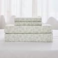 thumbnail image 1 of Gogreen 3PC Deep Pocket Twin Sheet Set Fit 14", Breathable Microfiber Soft Twin Size Sheet Set, Hotel Style Bed Sheet Set, Gift for Women, Men - Flower Sketch, 1 of 23