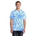 thumbnail image 1 of Port & Company Mens Essential Tie-Dye Tee - Light Blue - Medium, 1 of 1