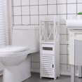 thumbnail image 4 of Petit Meuble de Rangement pour Salle de Bain, Armoire de Rangement Mince pour Papier Toilette pour Chambre, 4 of 7