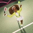 thumbnail image 4 of Barbie Serena Williams Doll, Barbie Signature, Tennis Player Fashion Doll With Uniform and Racket, 4 of 6