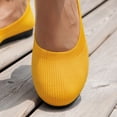 thumbnail image 4 of Dakaela Ballerines Chaussures Plates Femmes Habillées Bout Rond à Enfiler Ballerine Marche Mocassins à Petit Talon Compensé, 4 of 9