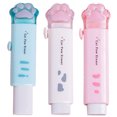 thumbnail image 1 of 3 Pcs Gomme Patte de Chat Dessin Animé Gomme Rétractable Kawaii Gommes Mignonnes Gommes Gomme Rétractable, 1 of 8