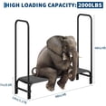 thumbnail image 1 of Eastvita 4Ft Heavy - Duty Firewood Rack Stand with 2000Lbs Capacity/Suitable for Indoor/Outdoor Use/Black Color, 1 of 7