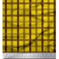 thumbnail image 1 of Soimoi Satin Silk Fabric Check Check Print Fabric by Yard 42 Inch Wide, 1 of 5