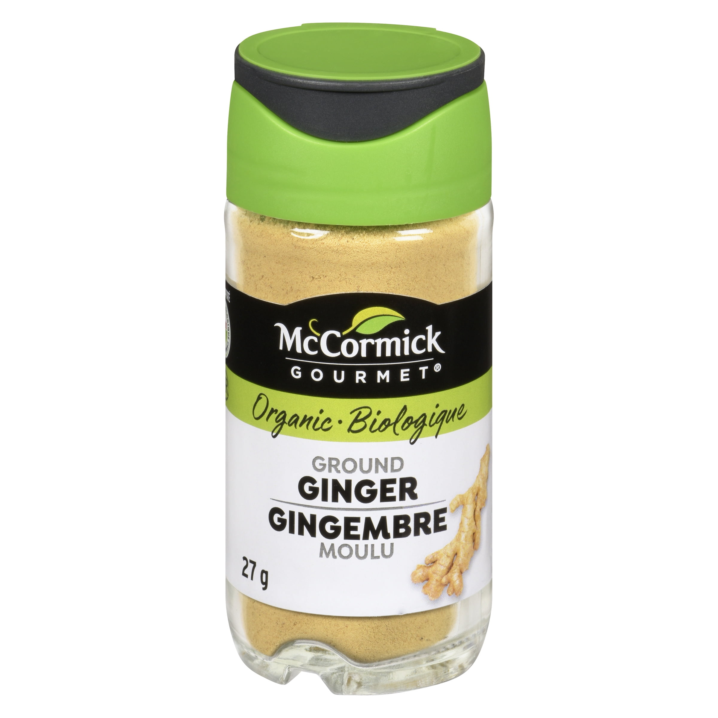 McCormick Gourmet, New Bottle, Premium Quality Natural Herbs & Spices, Organic Ground Chinese Ginger