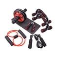 thumbnail image 4 of Lipstore Ensemble Complet de 7 Pcs de Roues de Rouleau d'Entraînement Ab, Accessoire D\'entraînement Physique Rouge, 4 of 8