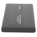 Hard Drive Enclosure, External Data Storage Ensures Easy Use Indicates Power Supply 480Mbps HDD Enclosure  For Data Storage Noir