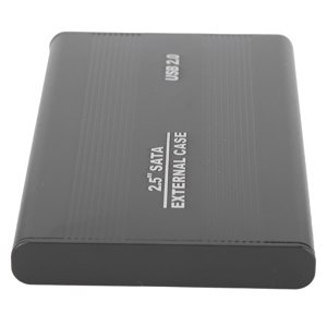 Hard Drive Enclosure, Hot Swappable HDD Enclosure Indicates Power Supply External Data Storage Ensures Easy Use  For Data Storage Noir