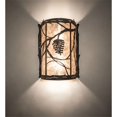 thumbnail image 1 of Meyda 250756 10 in. Whispering Pines Center Wall Sconce, 1 of 1