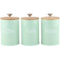 thumbnail image 2 of Condiment Pot Seasoning Container Spice Kitchen Sugar w/ Lid Green, 2 of 8