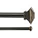 thumbnail image 3 of Kenney KN85064 Tringle à Rideaux Double de Style Mission, 66 Pouces-120 Pouces, Bronze Huilé, 3 of 4