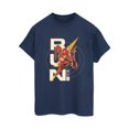 thumbnail image 1 of DC Comics Womens The Flash Run Cotton Boyfriend T-Shirt, 1 of 4