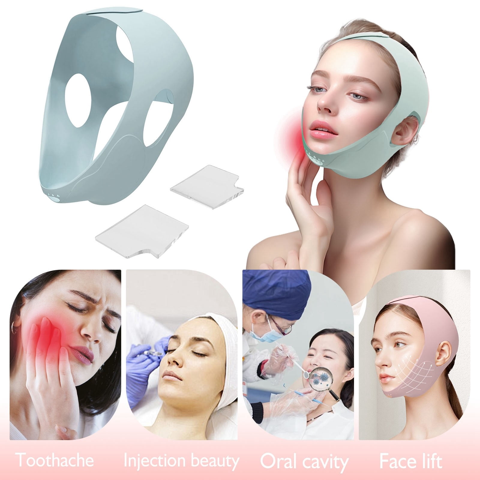 WIFKLSIIPG Ice Pack Wisdom Teeth Extraction Cold Pack Face Lift Small V Face Bandage Face Lift Gadget Beauty Gadget Face Lift Bandage Gel Ice Pack