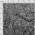 thumbnail image 3 of oneOone Velvet Black Fabric Halloween Sewing Craft Projects Fabric Prints By Yard 58 Inch Wide, 3 of 4