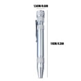 thumbnail image 1 of Silver 8-In-1 Multifunctional Screwdriver Aluminum Alloy Pen Style For Glasses Phones Watches Laptops Electronics Jewelry Repair Tool With 8 Bits And Magnetic Tip In Silver, 1 of 3