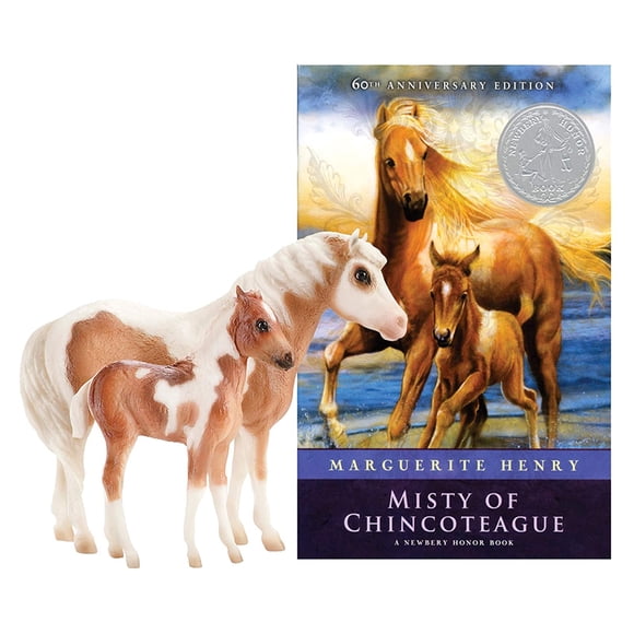 Breyer Traditional Series Chevaux Jouets Brumeux et Orageux Faits à la Main avec Livre