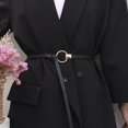 thumbnail image 1 of SUTENGDA Ceinture de Tailleur Noire Nouée pour Femmes en Été, Mince et Polyvalente, Ceinture de Taille Simple pour Robe, 1 of 6